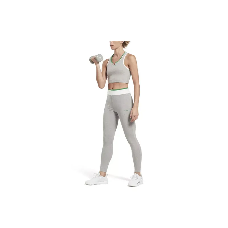 Reebok RIE COTTON LEGGING Leggings Women's Gray-2