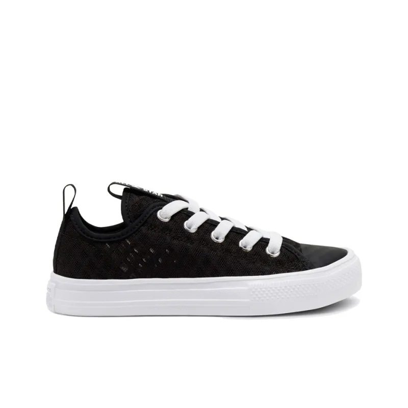 Converse Chuck Taylor All Star Anti Slip Wear Resistant Low Top Canvas Shoes Black Teenagers-1