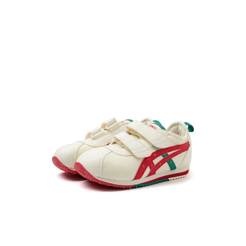 Asics Suku Anti-Slip Wear-Resistant Kids Lifestyle Shoes Beige Red Children Aged 3-7 Years Old-1