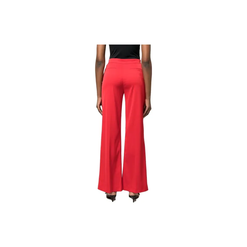 PINKO Straight Leg Flared Tailored Trousers-2