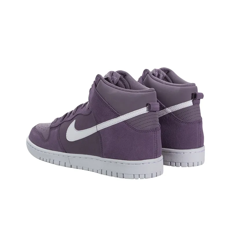 Nike Dunk High Top Kids' Skateboarding Shoes White Purple Teenagers-2