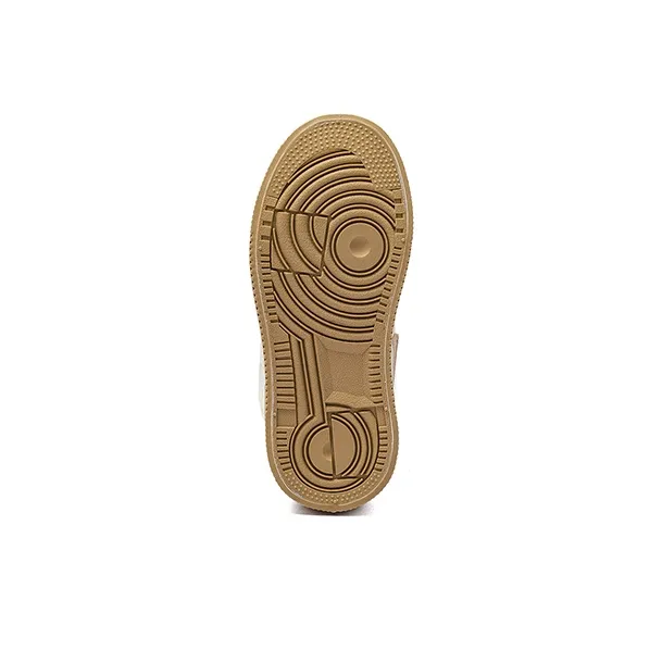 KAPPA KIDS Slip Resistant Anti Kick Cushioning Rebound Warm High Top Kids' Skateboarding Shoes Beige Khaki Kids'-5