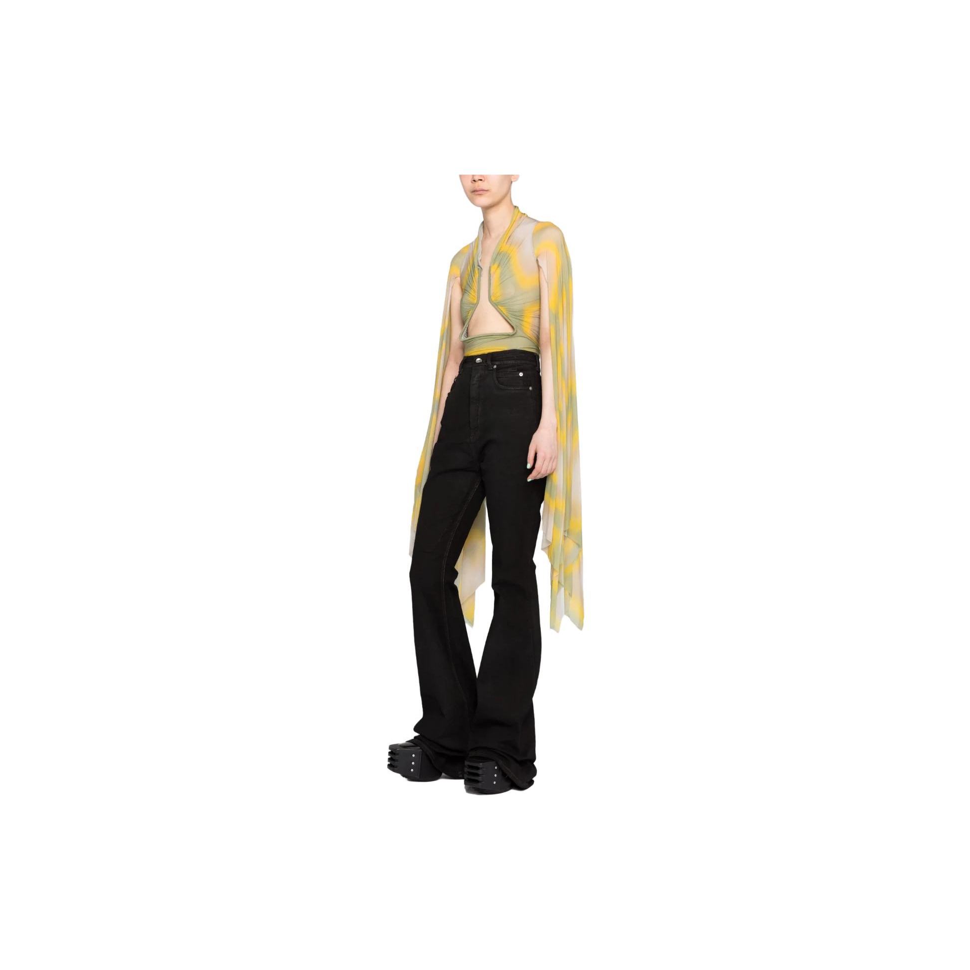 Rick Owens DRKSHDW Bolan Bootcut Stretch Jeans Black - POIZON