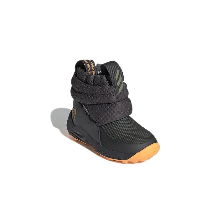 Adidas Rapida Snow Slip-Resistant High-Top Toddler Shoes Carbon Black Infant And Toddler-2