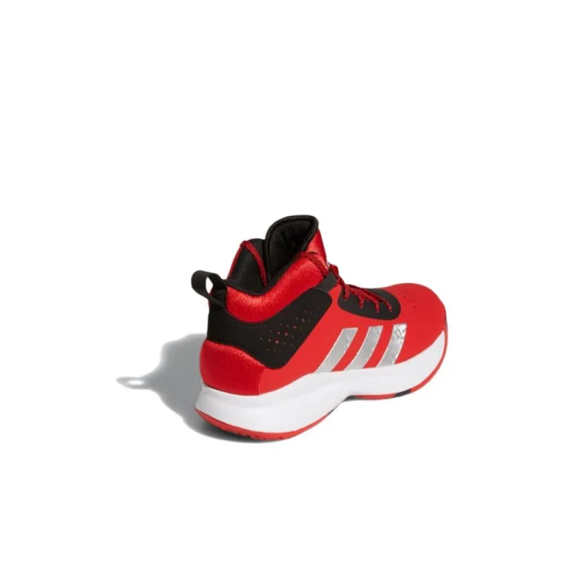 Adidas Cross Em Up 5 Mid Top Basketball Shoes Red Kids'-3