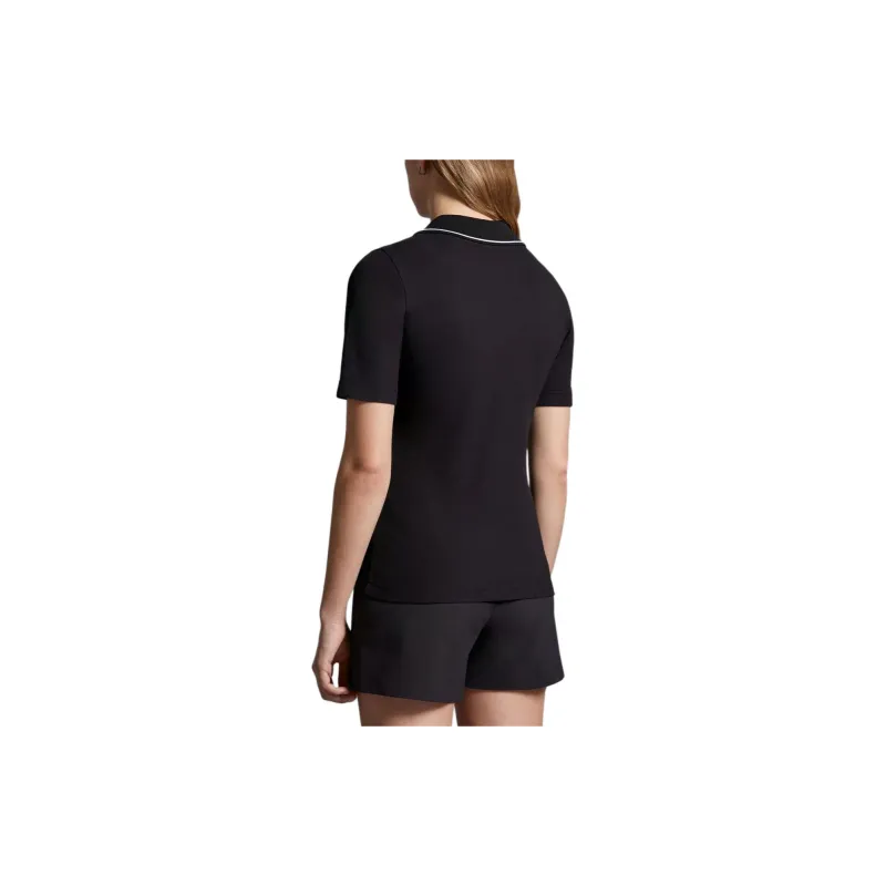 Moncler Logo Patch Short Sleeve Polo Shirt-2