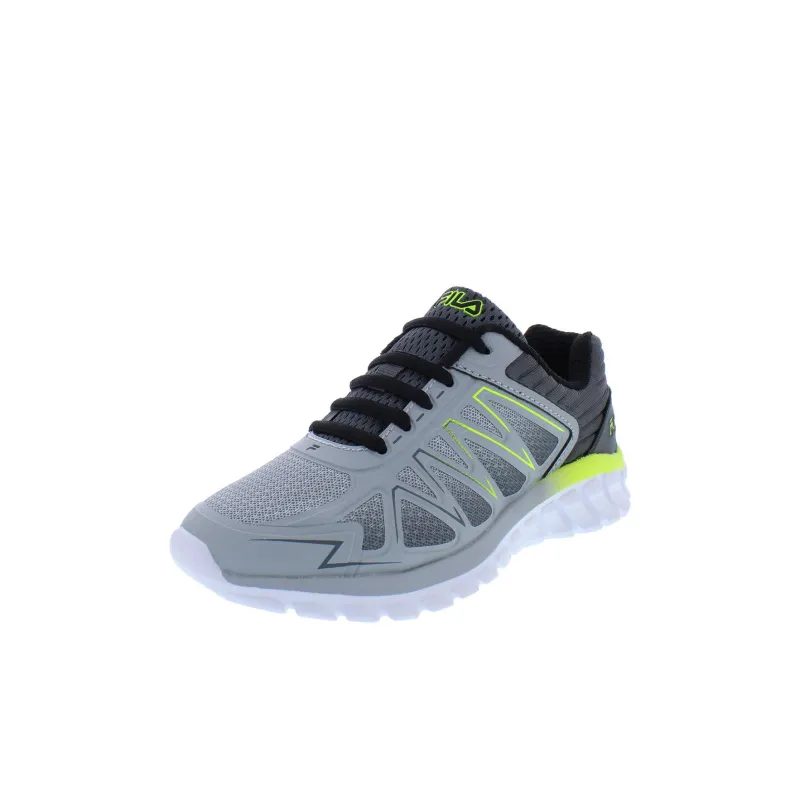FILA KIDS Superstride 6 Durable Breathable Low Top Kids' Running Shoes Gray Kids'-2