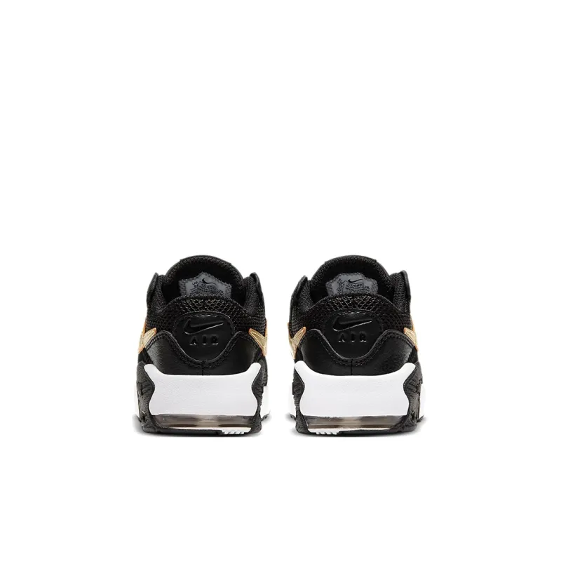 Nike Air Max Excee Abrasion Resistant Mid Top Toddler Shoes Black Gold Infant And Toddler-4