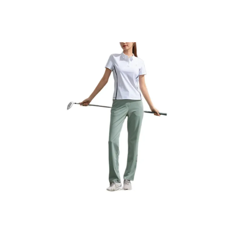 RAPIDO Casual Pants Women's Gray Mist Green-2
