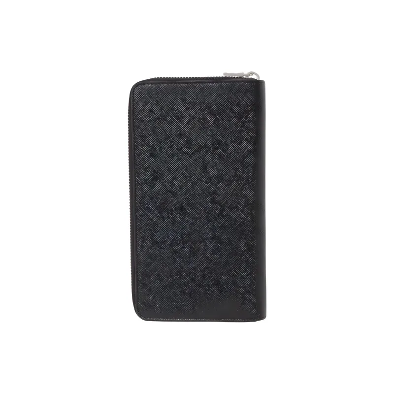 ARMANI EXCHANGEAE Genuine Leather Wallet Men's Black-4