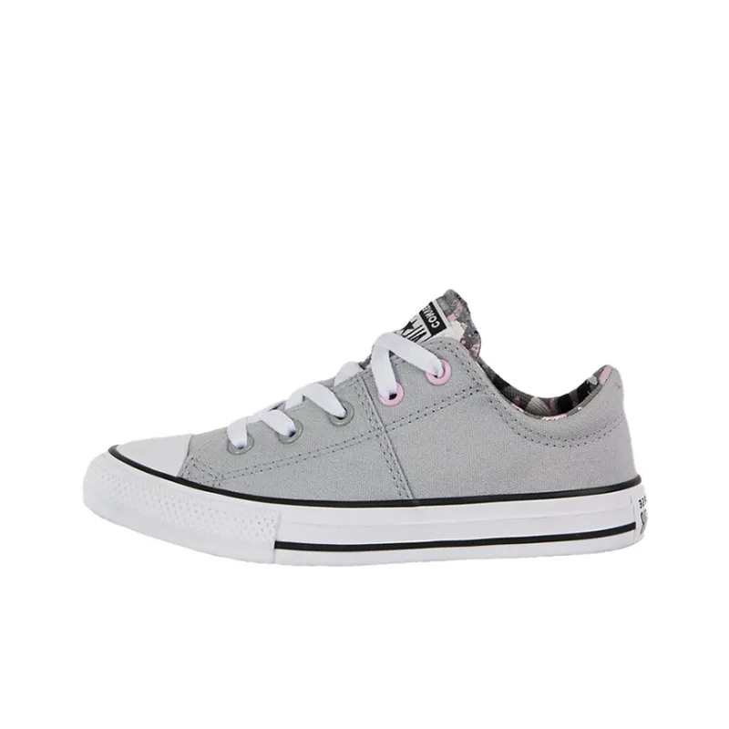 Converse Chuck Taylor All Star OX Anti Slip Wear Resistant Low Top Kids Canvas Shoes Gray Teenagers-0