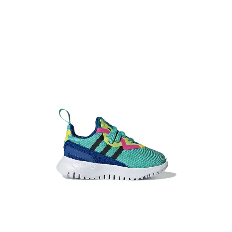 Adidas Originals Flex Collection El I Low-Top Casual Shoes Blue Green Infant And Toddler-1