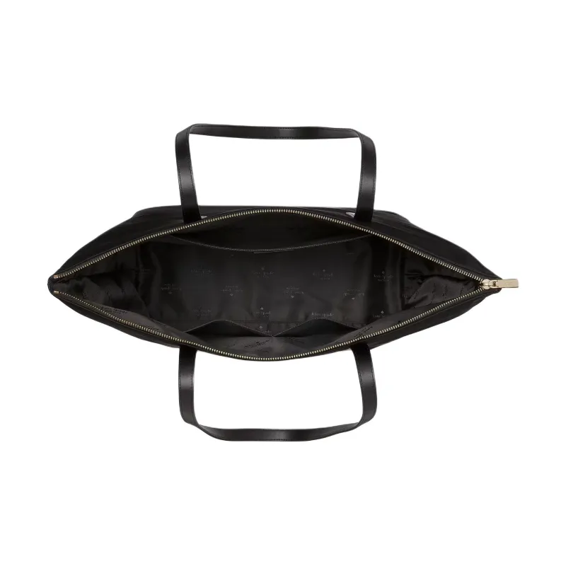 Kate Spade Recycled Nylon Handbag Shoulder Bag Extra Large Women's Black-3
