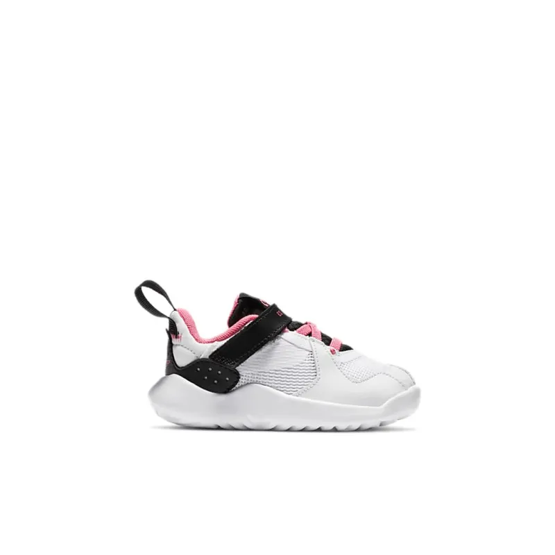 Jordan Delta Slip Resistant Cushioning Abrasion Resistant Low Top Toddler Shoes White Black Infant And Toddler-1