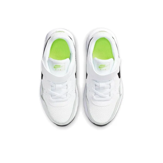 Nike Air Max SC Abrasion-Resistant Kids Lifestyle Shoes White Black Green Children Aged 3-7 Years Old-3