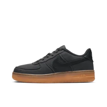 Nike Air Force 1 Anti Slip And Wear Resistant Balance Low Top Kids' Skateboarding Shoes Gray Teenagers