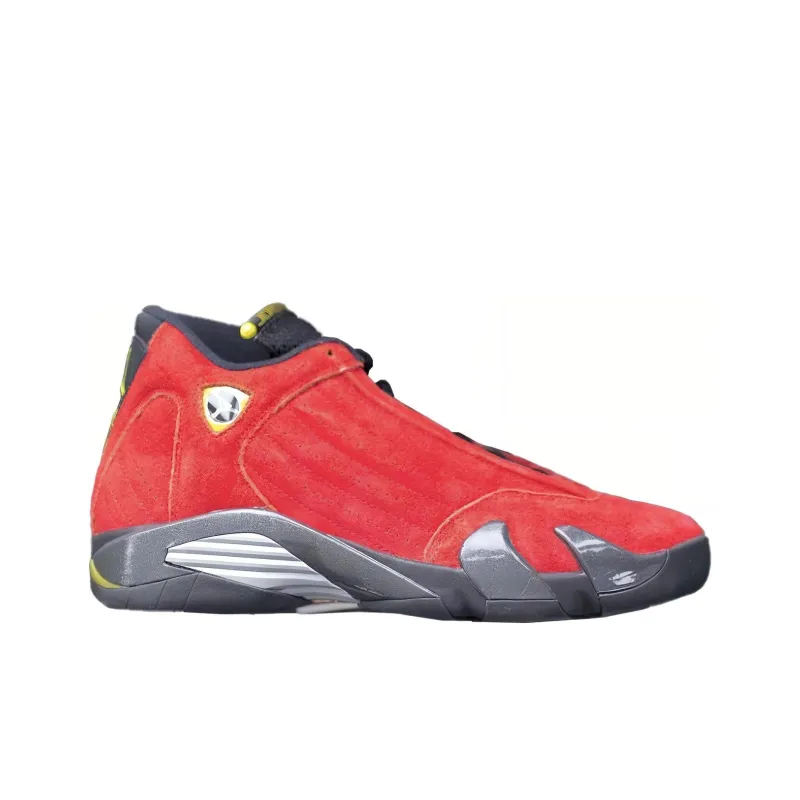Jordan Air Jordan 14 Vintage Basketball Shoes Men Mid Top Red-1