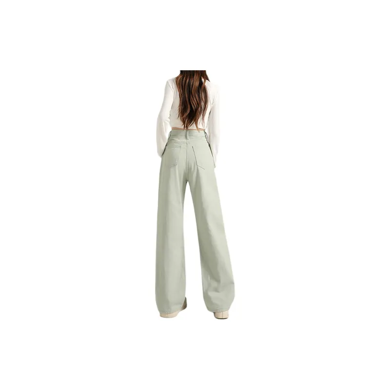 Wen Shan Jeans Women's Mint Green-4