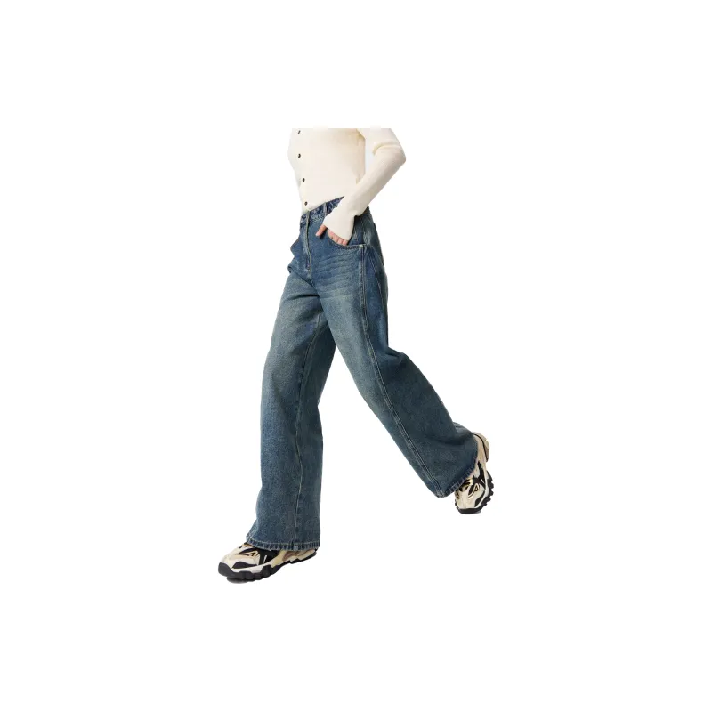BASIC HOUSE Jeans Women's Denim Blue-3