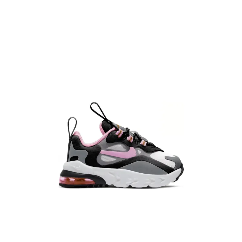 Nike Air Max 270 RT Low Top Running Shoes Black Pink Infant And Toddler-1