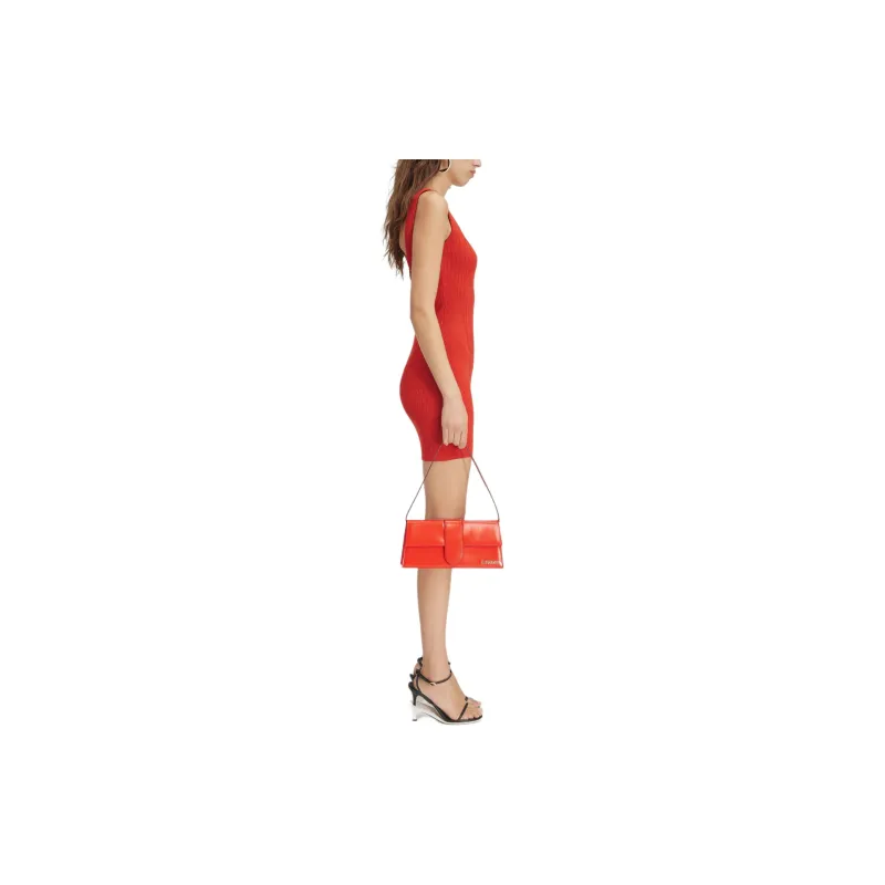 Jacquemus SS24 Scalloped Mini Dress Slip Dresses Women's Orange/Orange-2