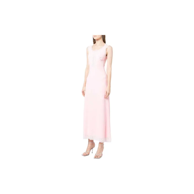 NATASHA ZINKO Lace trimmed Midi Dress-3