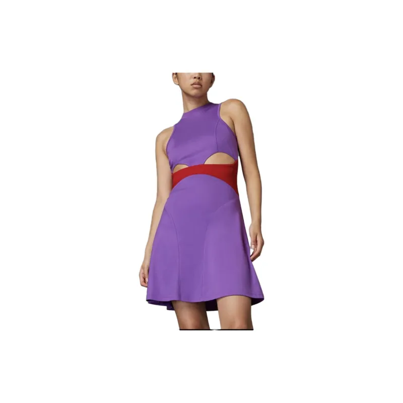 Adidas Sleeveless Dresses Women's Bright Purple-2