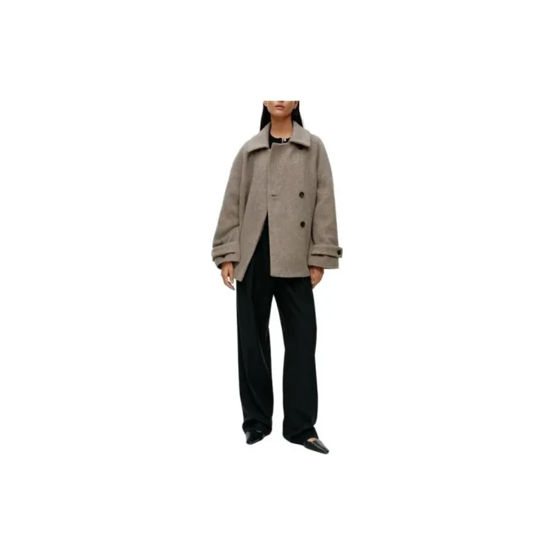 ARKET Coats Women's Dark Beige-1
