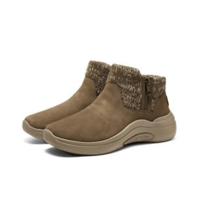 Skechers Warm And Wear Resistant Snow Boots Women's Brown-2