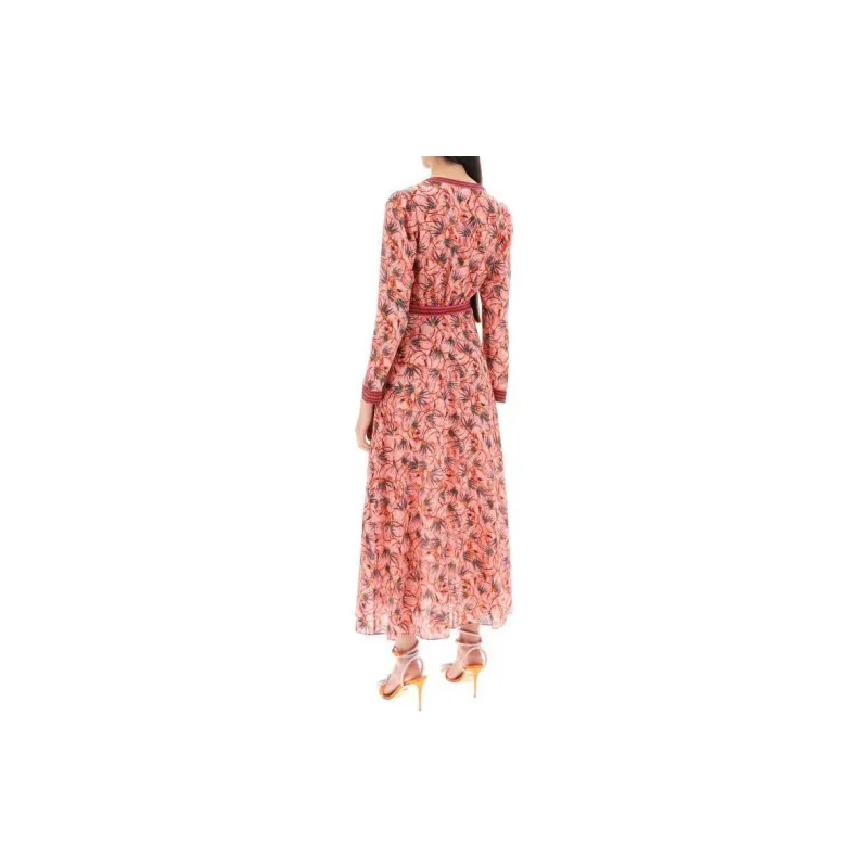 SALONI Long-Sleeved Dresses Women's Pink-2