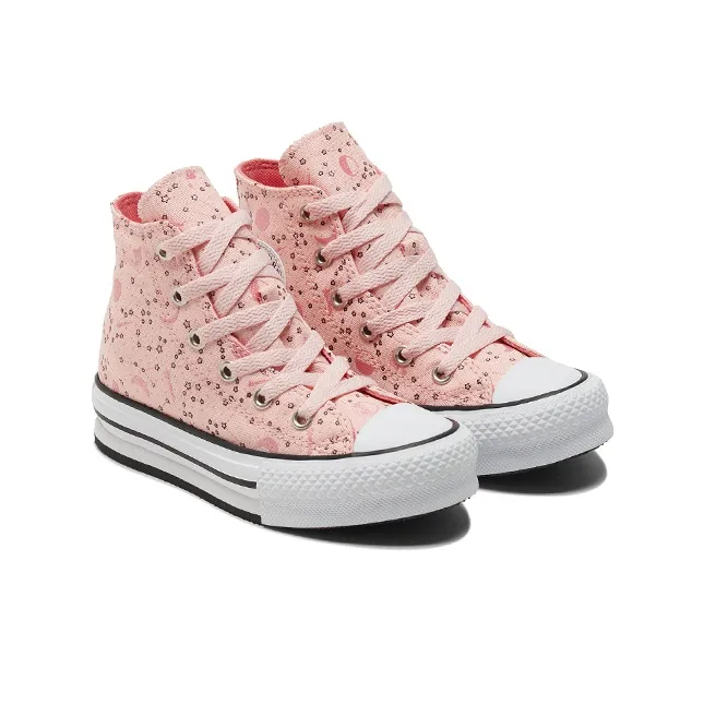 Converse Chuck Taylor All Star   EVA Platform High GS 'Constellations - Storm Pink'-2