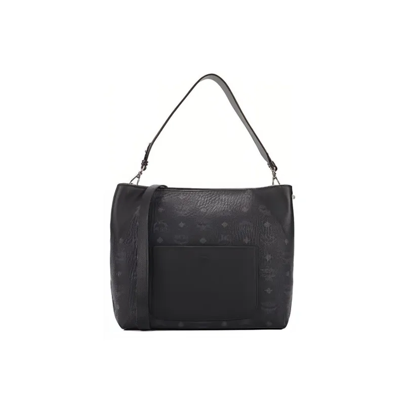 MCM Klara Tote Medium Visetos Black-2