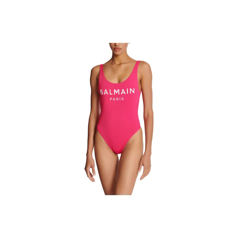 BALMAIN Balmain Paris Swimsuit One-piece Swimsuit Women's Pink-3