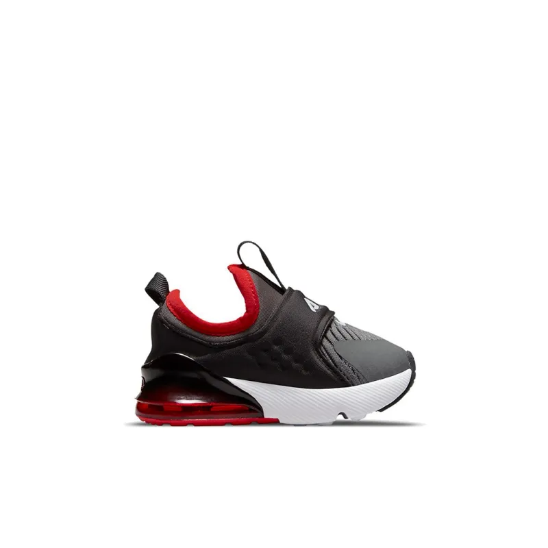 Nike Air Max 270 Extreme Slip Resistant Cushioning Breathable Low Top Toddler Shoes Black Gray Red Infant And Toddler-1