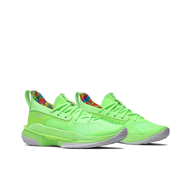 Under Armour Curry 7 Sour Patch Kids Lime GS-2