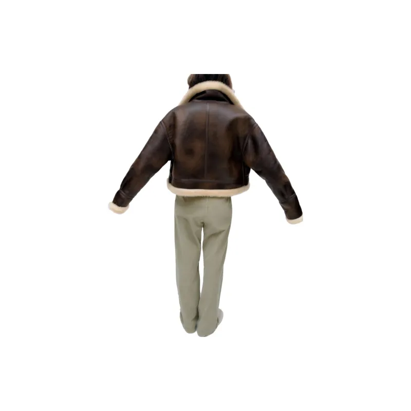 ZARA Jackets Women's Brown-3