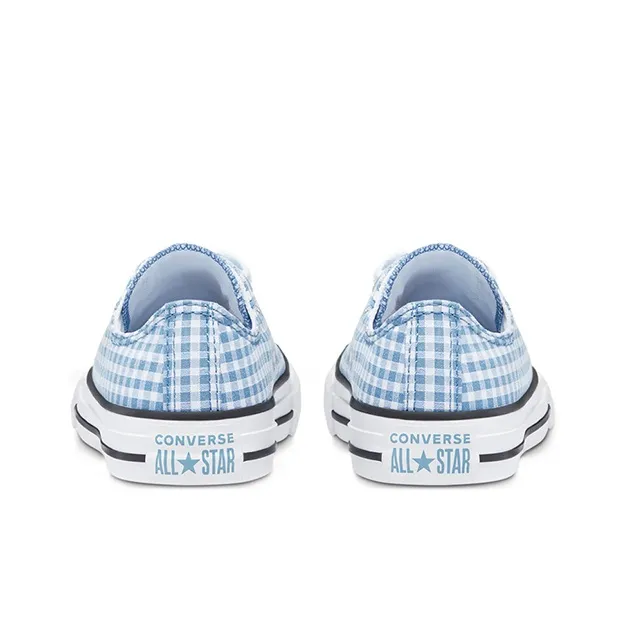 Converse Chuck Taylor All Star Low Top Durable Breathable Low Top Kids Canvas Shoes Blue White Teenagers-4