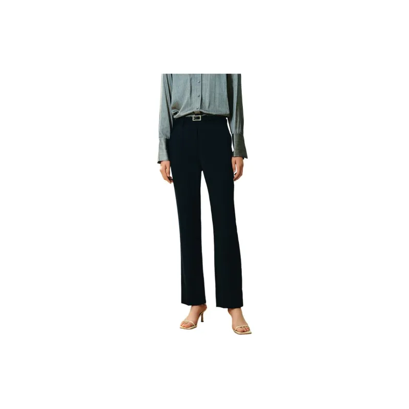 INSUN Suit Trousers Women's Navy Blue-2