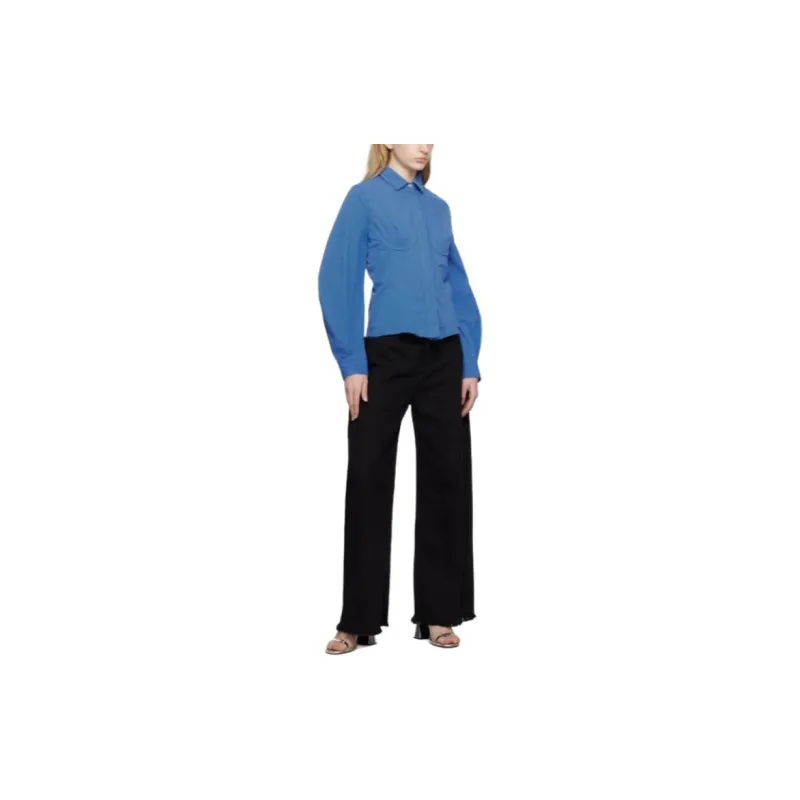 MARQUES ' ALMEIDA Shirt Women's Blue-4