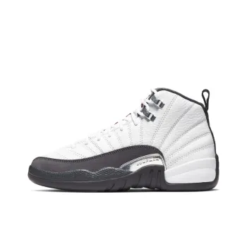 Air Jordan 12 Retro White Dark Grey GS