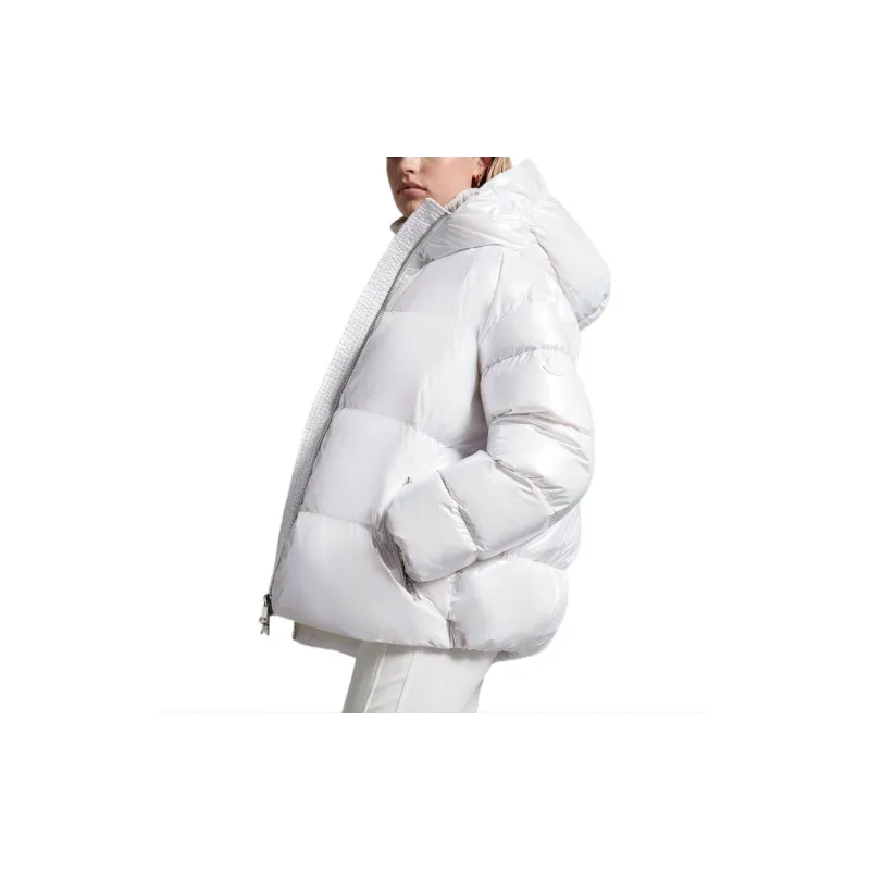 Moncler Down Jackets Women's White-2