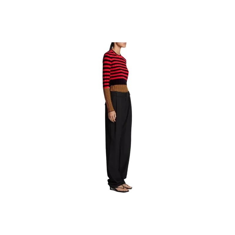 PROENZA SCHOULER Slinky Striped Long sleeve Jumper-3