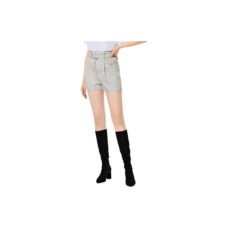 IRO NIGHT Casual Shorts Women's Gray Green-2