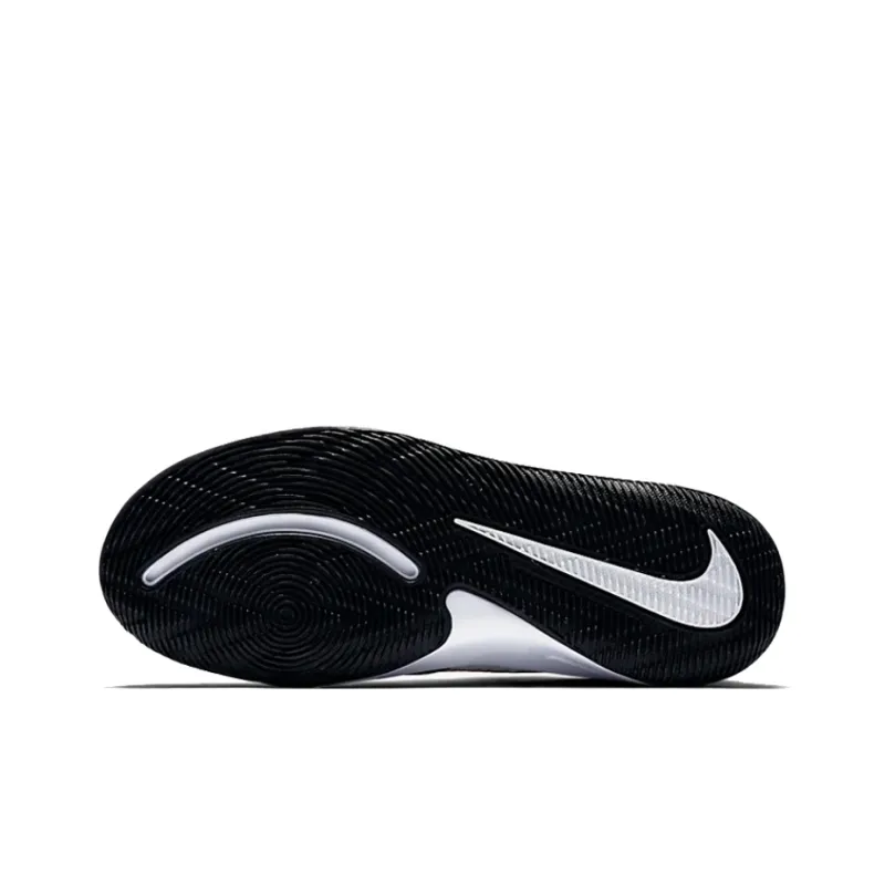 Nike Team Hustle D 9 FlyEase Mid-Top Children's Basketball Shoes Black White Teenagers-4