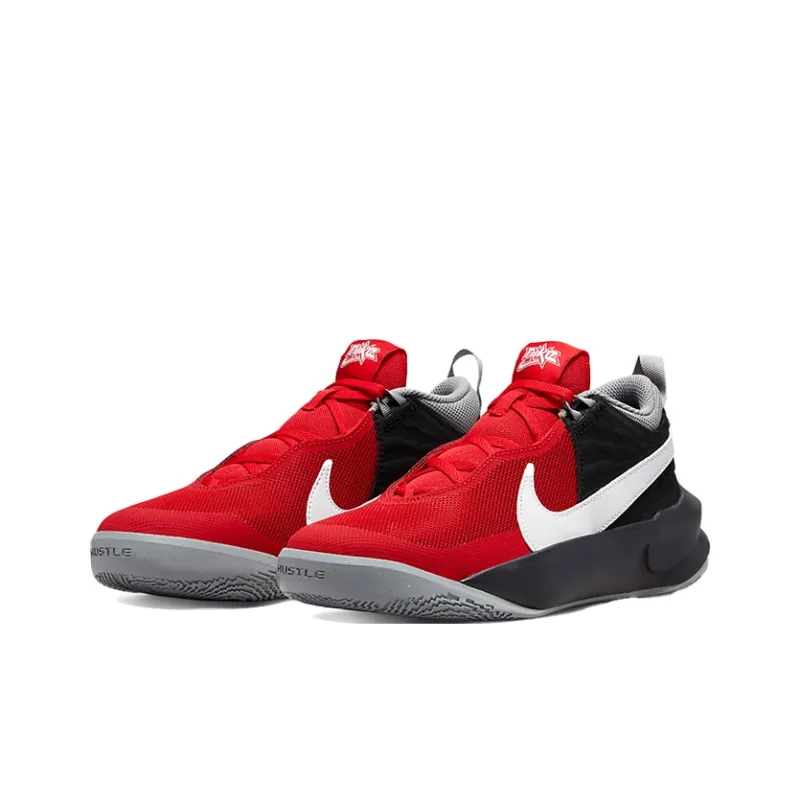 Nike Team Hustle D 10 University Red Black GS-2