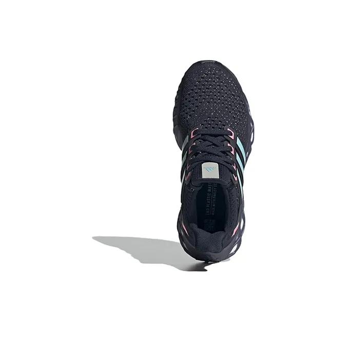 Adidas Ultraboost DNA Wear-Resistant Mid-Top Kids' Running Shoes Black Blue Teenagers-4