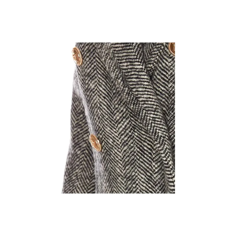 Elisabetta Franchi Coat Women's Black-4