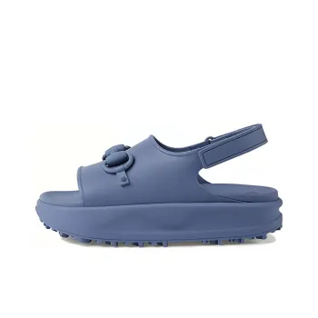 GUCCI Horsebit Flatform Sandal 'Blue'
