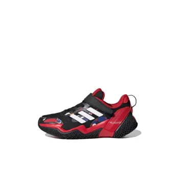 Adidas 4Uture Rnr ''CNY'' El K Anti Slip Wear Resistant Low Top Running Shoes Black Red White Kids'
