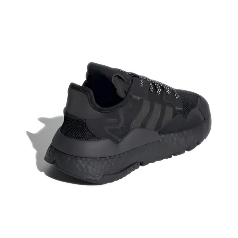 Adidas Originals Nite Jogger Cushioning Low Top Kids Lifestyle Shoes Black Teenagers-2